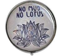 No Mud No Lotus Thich Nhat Hanh Boîte à pilules Photo Lotus Art Boîte à pilules à breloques Boîte à bonbons en verre