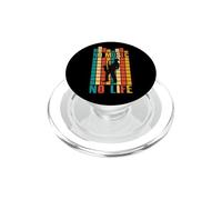 No Music No Life Grille de Saxophone rétro PopSockets PopGrip pour MagSafe