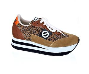 No Name Baskets Mode Flex M Jogger Suede Leo