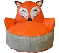 NO NAME - Pouf enfant en polyester Animal Renard Orange G