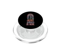 No Need to Fear Aunt Aubrey is Here Prénom Arc-en-Ciel PopSockets PopGrip pour MagSafe