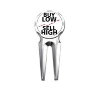 no/no Acheter Low Sell High Art Deco Fashion Golf Divot Tool Golf Ball Marker Repair Tool