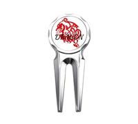 no/no Animal Myth Dragon Eastern Wings Western Wings Golf Divot Tool Golf Ball Marker Outil de réparation