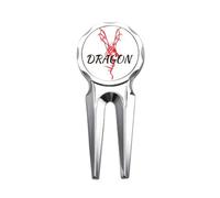 no/no Animal Myth Dragon Oriental Cloud Golf Divot Tool Golf Ball Marker Outil de réparation