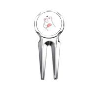no/no Animation Griffe Lug Lovely Mignon Snap Golf Divot Tool Golf Ball Marker Repair Tool