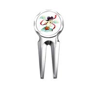 no/no Animation Loveliness Kid Golf Divot Tool Golf Ball Marker Repair Tool