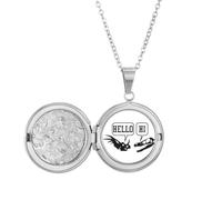 no/no B Médaillon de salutation Dinosaure B Cadeau d'anniversaire