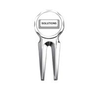 no/no Bouton de résolution de problèmes, outil de divot de golf, outil de réparation de marqueur de balle de golf