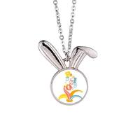 no/no Carnival Surprise In Rio Art Deco Fashion Collier Pendentif Lapin Animal Bijoux Cadeau