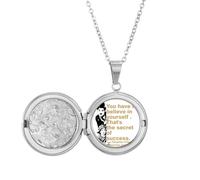 no/no Chaplin Believes Actors Médaillon Art Déco Mode Collier Hold Photo Bijoux Cadeau d'anniversaire