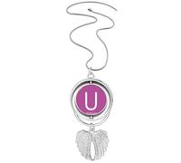 no/no Chestry Elements Collier avec pendentif en forme d'ailes d'ange et d'uranium, M