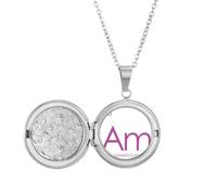 no/no Chestry Elements Collier médaillon Actinide Americium Am Tableau périodique Bijoux Cadeau d'anniversaire