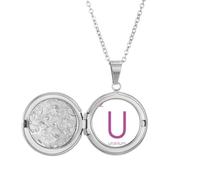 no/no Chestry Elements Médaillon en uranium uranium Tableau périodique Collier pour photo Cadeau d'anniversaire