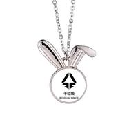 no/no Classification des déchets secs traitement des déchets secs collier pendentif lapin animal bijoux cadeau