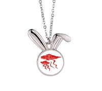 no/no Cloud Beautiful Innovation Prosperity Collier avec pendentif lapin