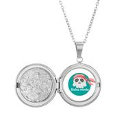 no/no Collier avec médaillon en anglais classique avec paroles émotionnelles - Cadeau d'anniversaire