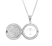 no/no Collier avec médaillon en forme d'arme de ligne d'avion, art déco, tendance, cadeau d'anniversaire