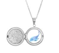 no/no Collier avec médaillon en forme de dauphin et marsouin