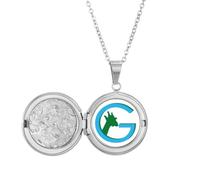 no/no Collier avec médaillon en forme de girafe - Cadeau d'anniversaire