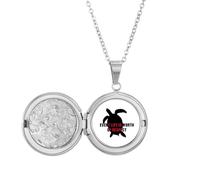 no/no Collier avec médaillon « Every Life Is Worth Of Respect » - Cadeau d'anniversaire