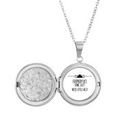 no/no Collier avec médaillon « Everybody Dies Game » - Art déco - Cadeau d'anniversaire