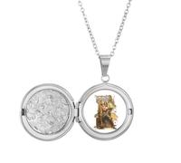 no/no Collier avec médaillon Gods Thunder Thr authority - Cadeau d'anniversaire