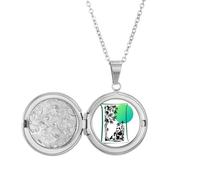 no/no Collier avec médaillon motif panda Food Mother Art déco