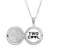 no/no Collier avec médaillon pour 2 ans - Lunettes cool - Pour photo, bijoux, cadeau d'anniversaire