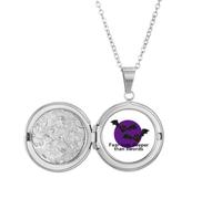 no/no Collier avec médaillon pour dialogue cinématographique - Cadeau d'anniversaire