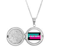 no/no Collier avec médaillon « You Are Not Prepared » - Art déco - Cadeau d'anniversaire