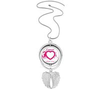 no/no Collier avec pendentif en forme d'ailes d'ange avec pendentif en forme de constellation ca cancer, M