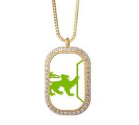 no/no Collier avec pendentif en forme d'animaux divins à l'étranger avec instructions de capacité cruelle