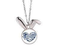 no/no Collier avec pendentif en forme de cœur pour la vie marine