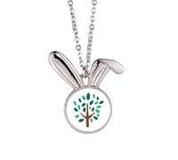 no/no Collier avec pendentif en forme de lapin, arbre de rechange