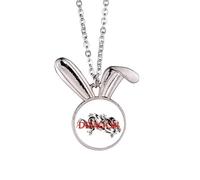 no/no Collier avec pendentif en forme de lapin de l'est de l'ouest