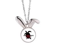 no/no Collier avec pendentif en forme de lapin « Every Life Is Worth Of Respect »