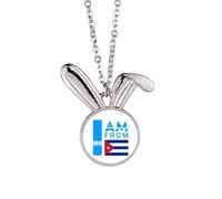 no/no Collier avec pendentif en forme de lapin I Am From Cuba Art déco