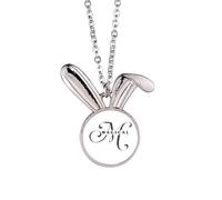 no/no Collier avec pendentif en forme de lapin magique avec inscription « Mother »