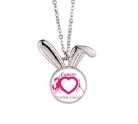 no/no Collier avec pendentif en forme de lapin Motif constellation ca cancer