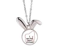 no/no Collier avec pendentif en forme de lapin Orang-outans Connaissance commune de la culture de la langue anglaise