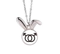 no/no Collier avec pendentif en forme de lapin pour identifier la différence entre les sexes et les hommes