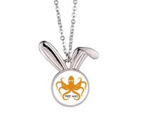 no/no Collier avec pendentif en forme de pieuvre - Avec tentacule - Cadeau idéal