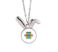no/no Collier avec pendentif lapin amoureux Love The Only Romance