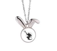 no/no Collier avec pendentif lapin arrogant et contour de chasse