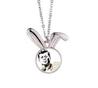 no/no Collier avec pendentif lapin blessé du président Kennedy