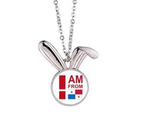 no/no Collier avec pendentif lapin I Am From Panama Art déco