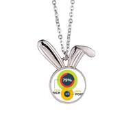 no/no Collier avec pendentif lapin pauvreté richesse différenciation disparité
