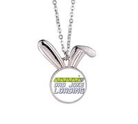 no/no Collier avec pendentif lapin style art déco prêt à l'emploi