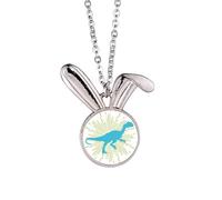 no/no Collier avec pendentif lapin suivi de la viande de chasse