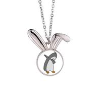no/no Collier avec pendentif pingouins en Antarctique - Mouvement froid - Cadeau idéal